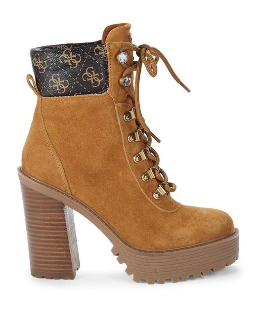 guess starly platform booties