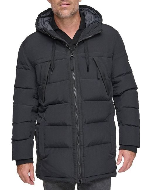 Andrew Marc Gray The Holden Puffer Parka for men