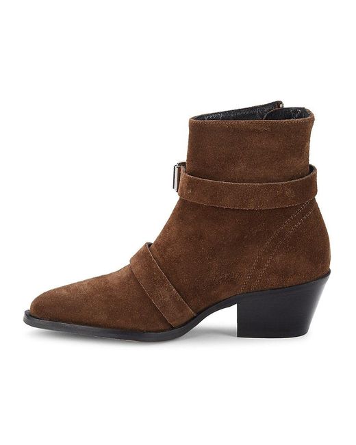AllSaints Lior Suede Boots in Brown | Lyst