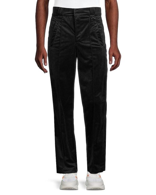 R H U D E © Black Velvet Track Pants for men