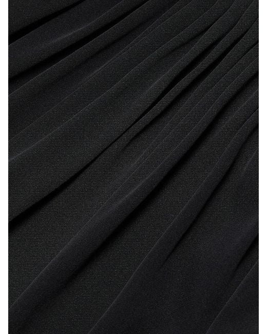 Kobi Halperin Black Astrid Silk Halterneck Blouse