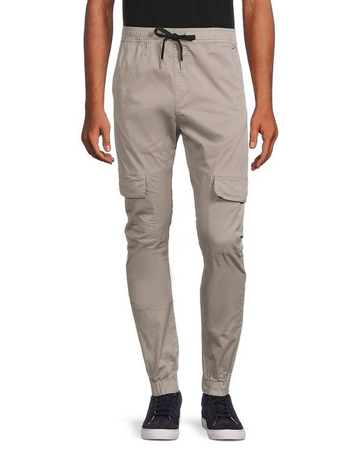 Zanerobe Sureshot Slim Fit Cargo joggers in Grey for Men Lyst UK