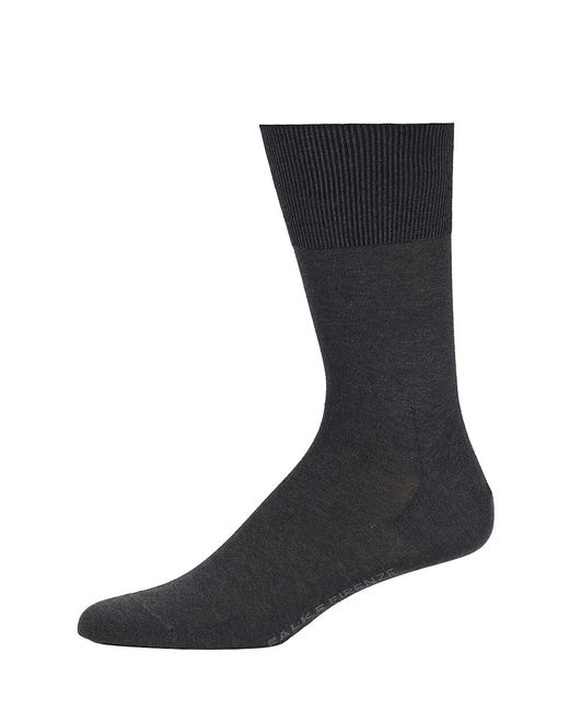 Falke Black Firenze Crew Socks for men