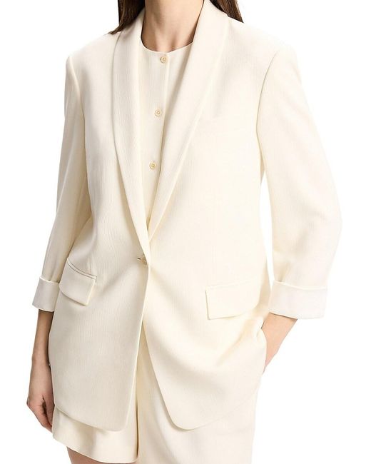 Theory Natural Shawl Collar Blazer