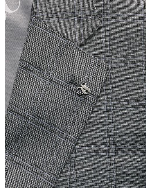 Scotch & Soda Gray Check Tribeca Fit Suit for men