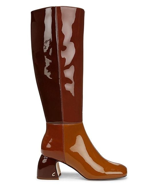 Circus by Sam Edelman Brown Oaklyn 60Mm Colorblocked Knee High Boots