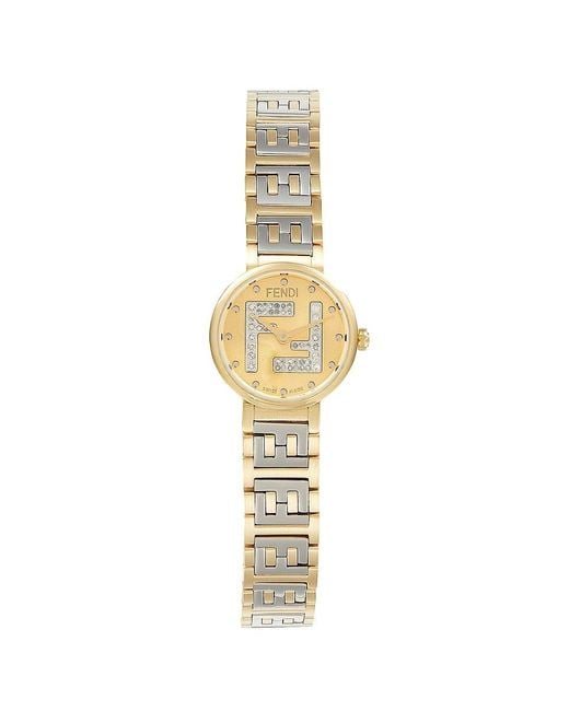FENDI 時計　19mm Forever Fendi Silver and gold | Fendi