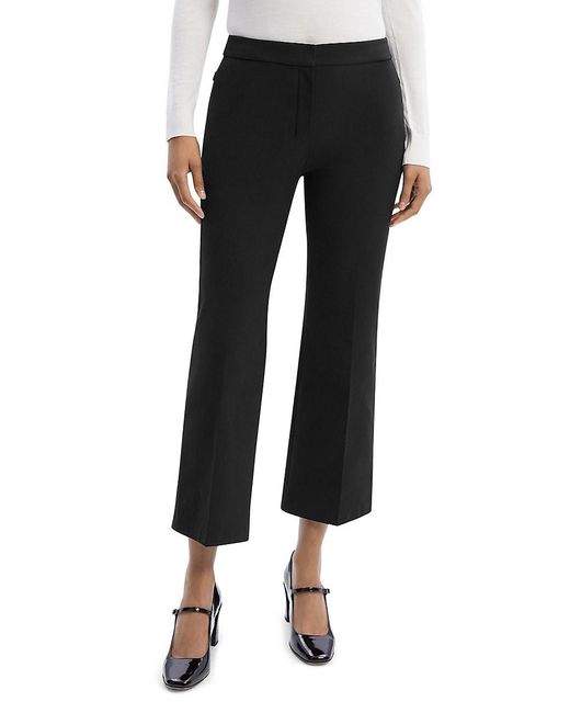 Theory Black Stretch Kick Pants