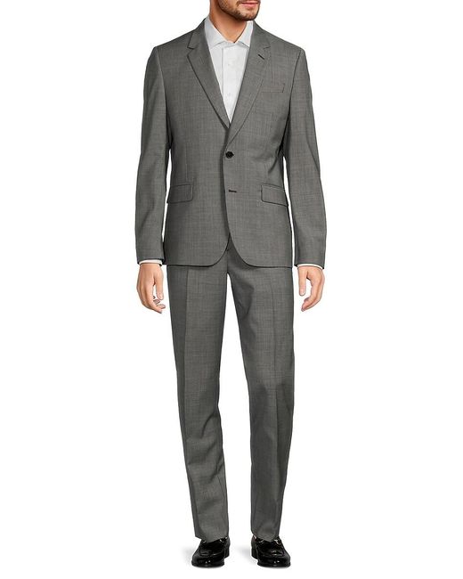 Paul Smith Gray Pattern Suit for men