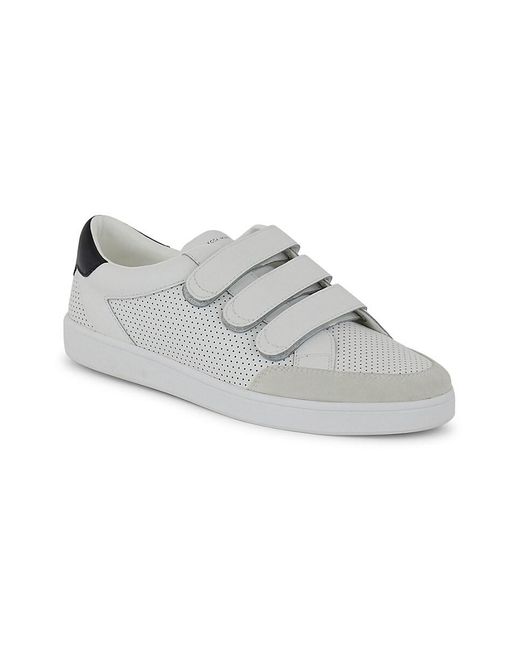 Rebecca Minkoff Perforated Leather Sneakers in White Lyst