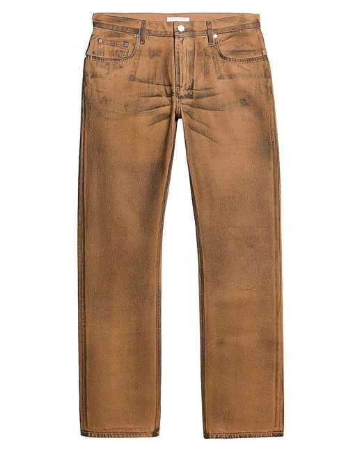 Helmut Lang Natural Worker Straight-Leg Jeans for men