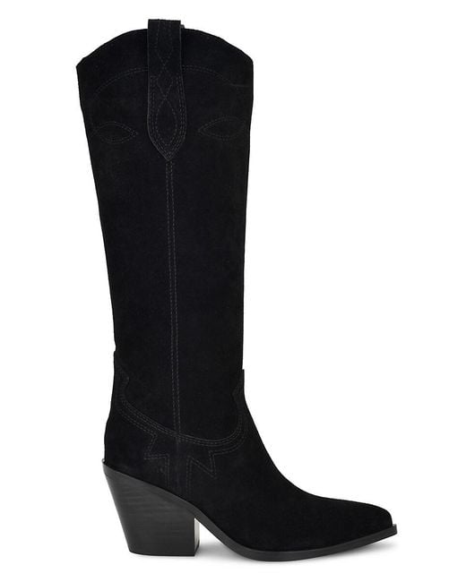 Nine West Black Smash 25Mm Knee-High Boots