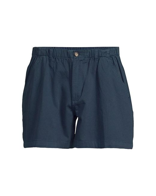 Vintage 1946 Blue Snappers Flat Front Shorts for men
