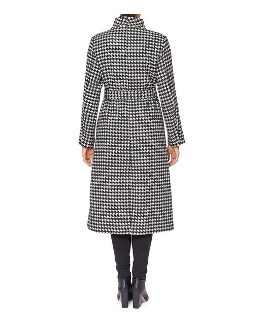 Kate spade houndstooth coat NWT 