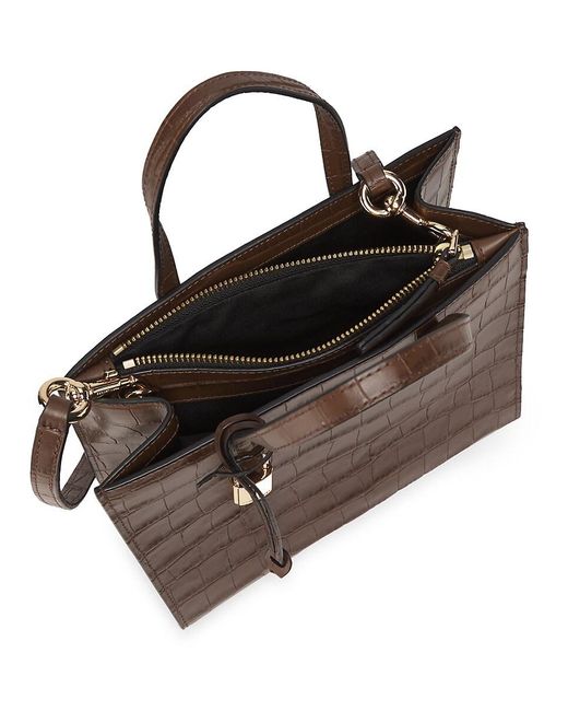 Marc Jacobs Brown Mini Grind Leather Tote Bag