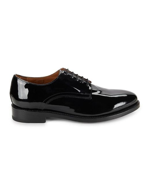 Allen Edmonds Black Henry Leather Derby Shoes for men