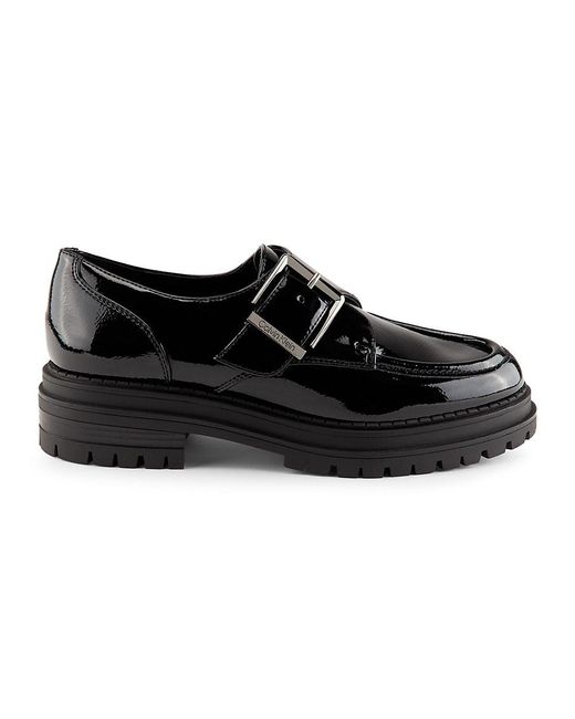 Calvin Klein Black Giya Monk Strap Shoes