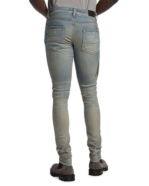Amiri Core Appliqué Jeans in Blue for Men | Lyst