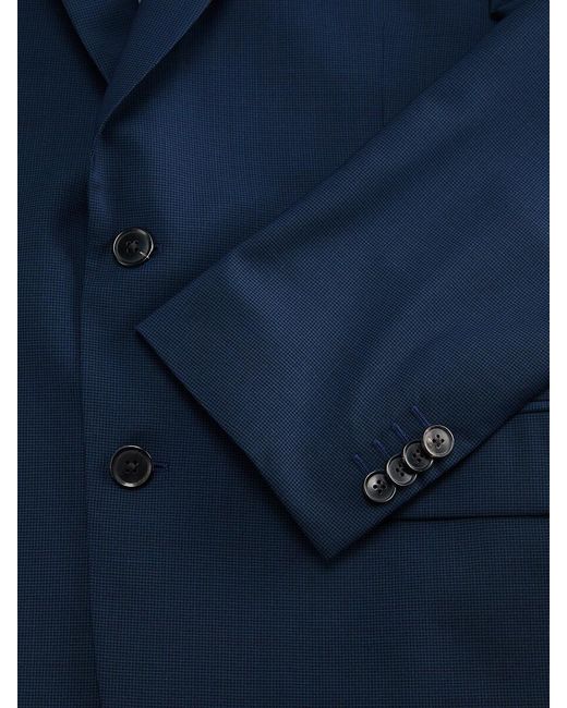 Paul Smith Blue Pattern Suit for men
