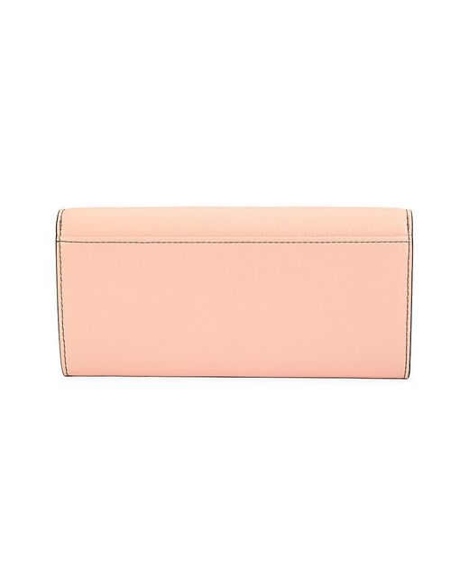 Furla Pink Continental Leather Wallet