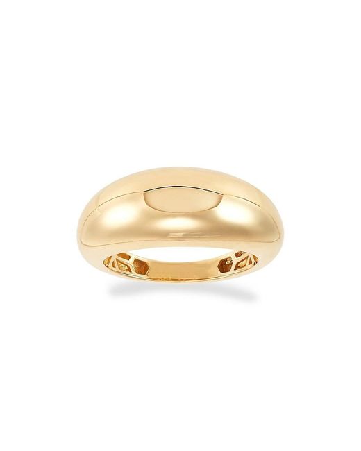 Saks Fifth Avenue Metallic 14k Yellow Gold Dome Band Ring