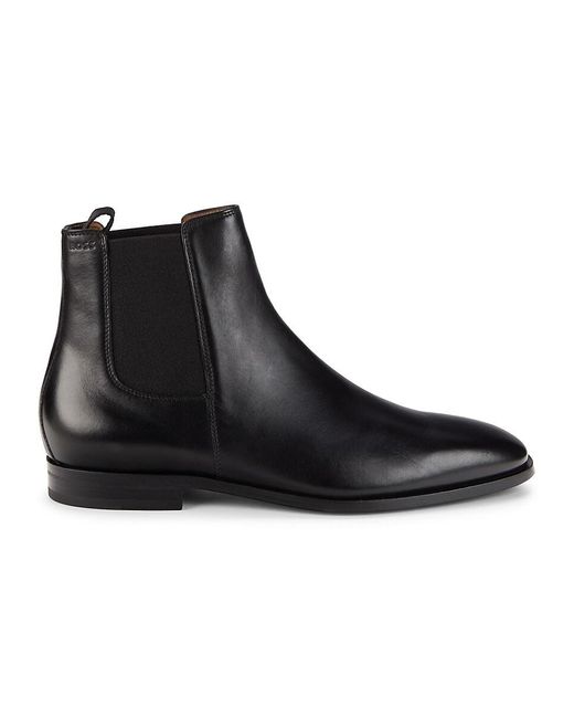 Boss Black Lisbon Leather Chelsea Boots for men