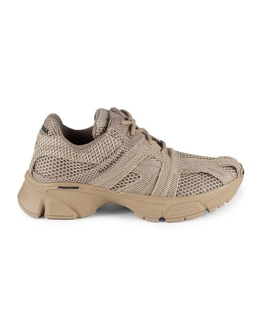 Balenciaga Brown Phantom Mesh Sneakers