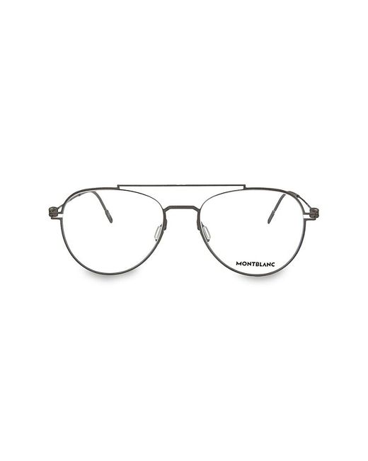 Montblanc 56mm Aviator Optical Glasses in Grey (Gray) Lyst