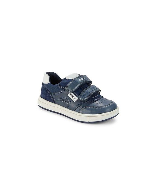 Geox Blue Baby & Little Kid's B Trottola Touch Strap Sneakers