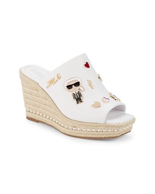 Espadrille cheap mule wedge