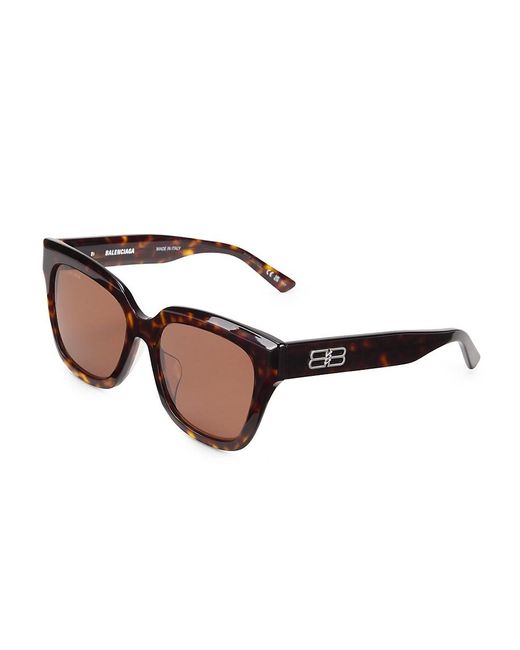 Balenciaga Brown 55Mm Butterfly Sunglasses