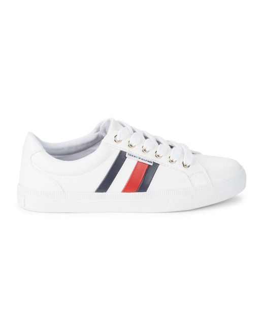 tommy hilfiger striped flatform sneaker