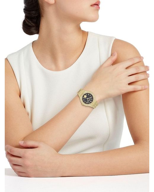 Versus  Metallic Vittoria Crystal Watch/38Mm
