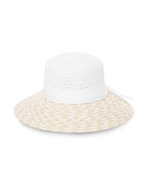 San Diego Hat White Contrast Ultrabraid Panama Hat