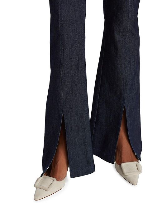 Cinq À Sept Blue Shanis Split-Ankle Bell Bottom Pants