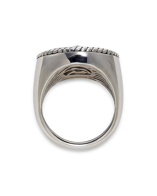 Effy Metallic Sterling Silver & Sapphire Ring for men
