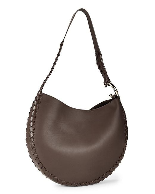 Chloé Brown Leather Hobo Bag