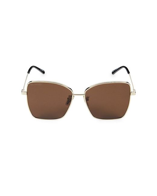 Balenciaga Brown 60mm Butterfly Sunglasses