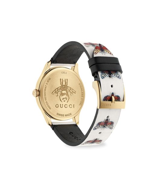 Gucci G-timeless Goldtone Pvd Case 38mm 