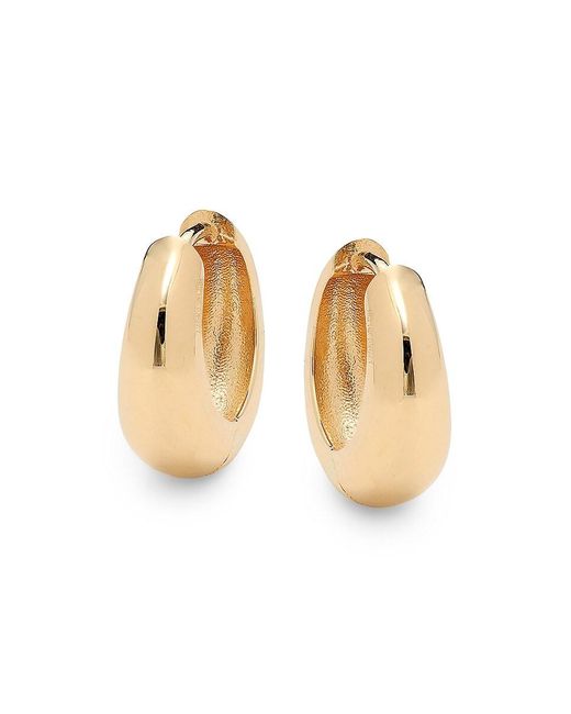 Saks Fifth Avenue Natural 14k Yellow Gold Huggie Earrings