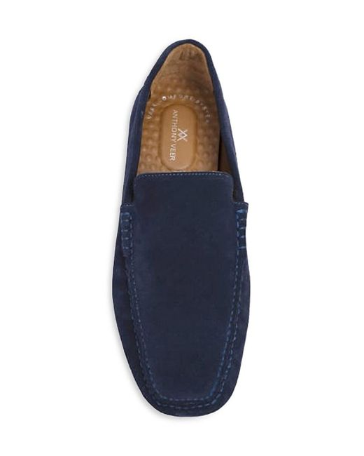Anthony Veer Brown William House Suede Loafers for men