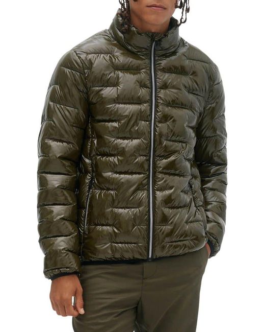 Noize Short Puffer Jacket in Olive (Green) for Men | Lyst