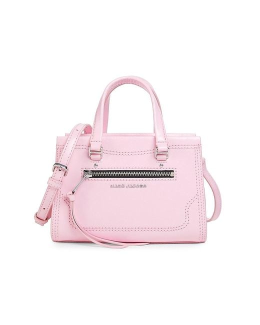 Marc Jacobs Pink Leather Top Handle Bag