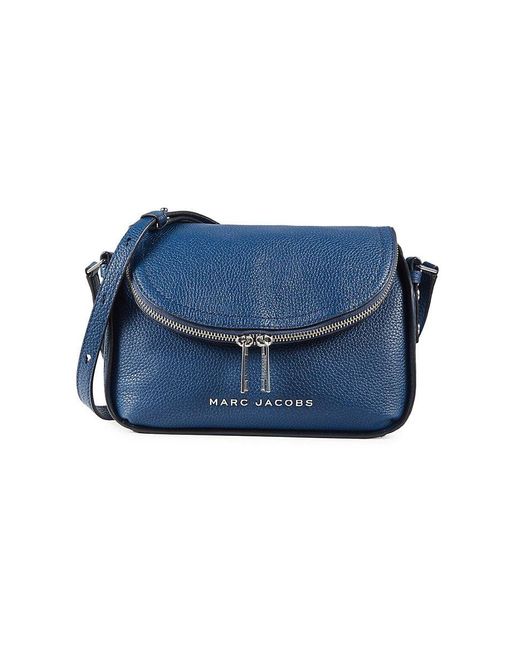 Marc Jacobs Leather Messenger Bag in Blue Lyst
