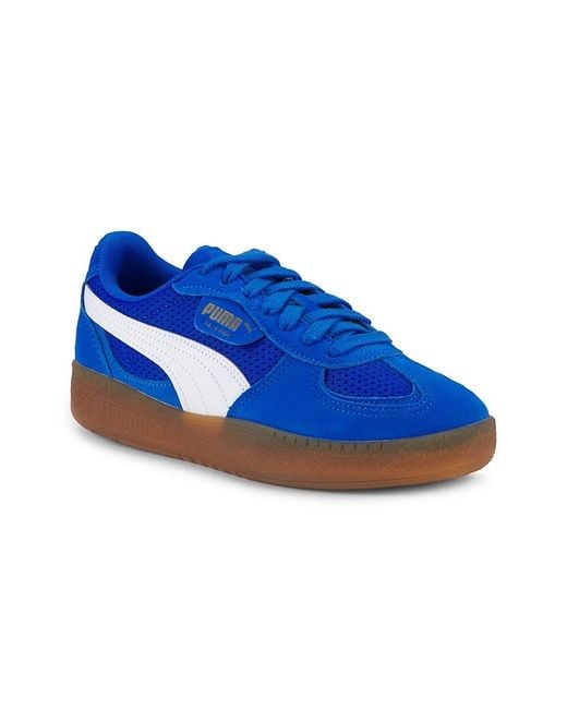 PUMA Blue Palermo Moda Low-Top Sneakers