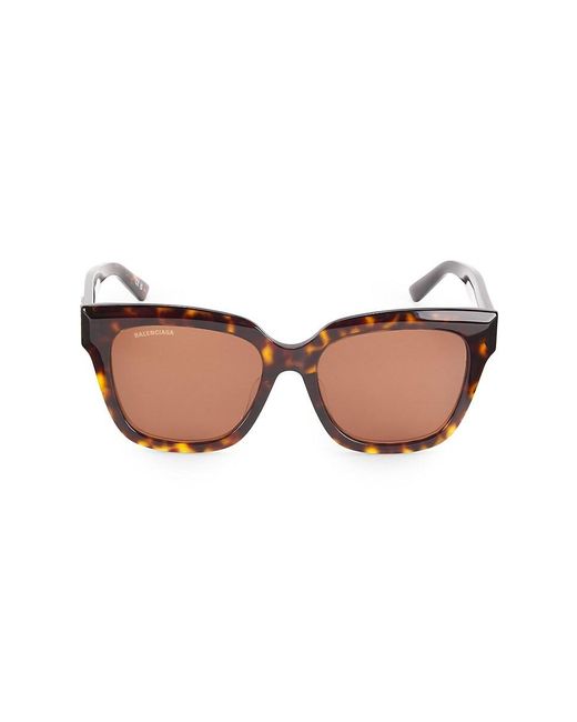 Balenciaga Brown 55Mm Butterfly Sunglasses