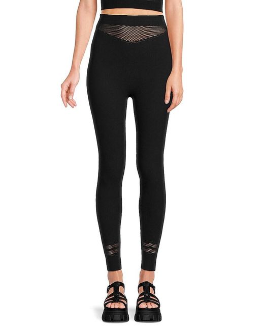 Wolford Net Lines Leggings in Black Lyst