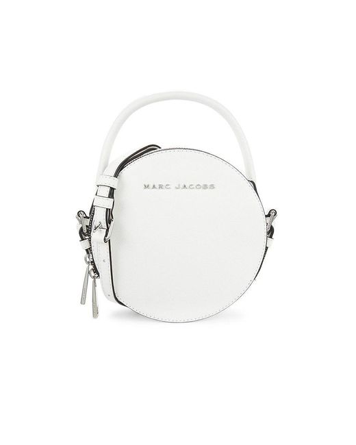 Marc Jacobs Leather Circle Crossbody Bag in White Lyst