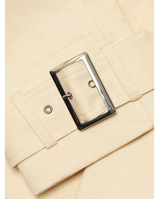 Toccin Natural Tommy Cropped Trench Jacket