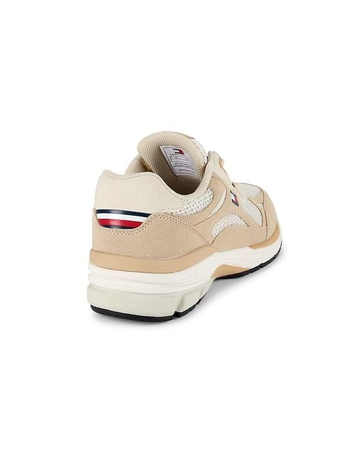 Tommy Hilfiger White Pharil Colorblock Low Top Sneakers for men